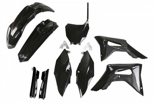 Full Plastic Kit black for Honda CRF 250 R (2018-21) - CRF 450 R (2017-20)